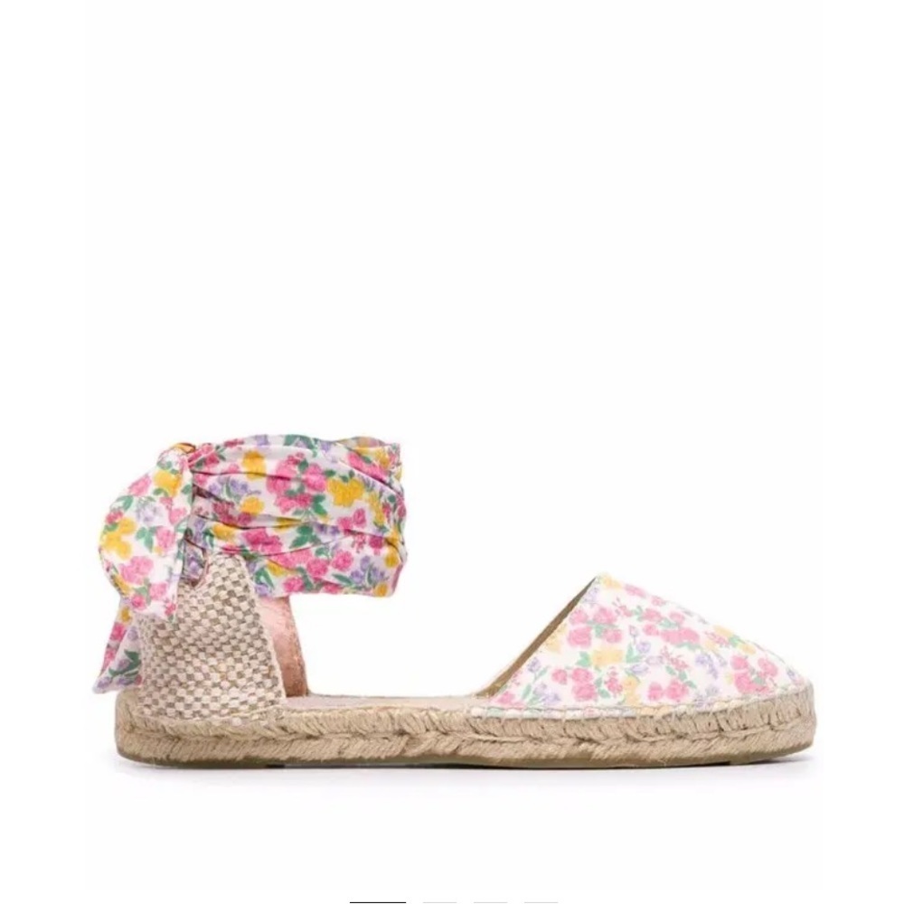 MANEBÍ X Loveshackfancy Flat Valenciana Espadrilles‎